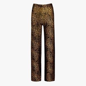 House of sunny leopard print knit pants